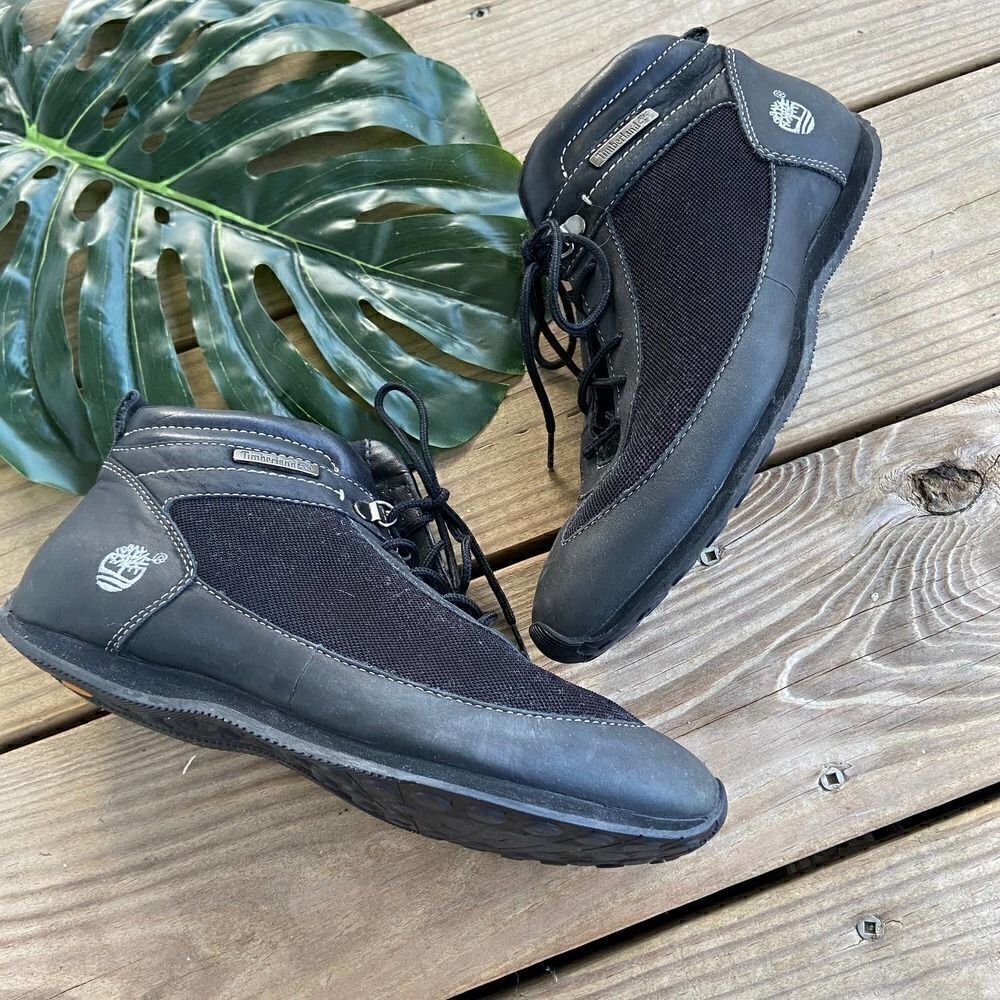 Timberland Black High Top Sneakers Men's 7.5